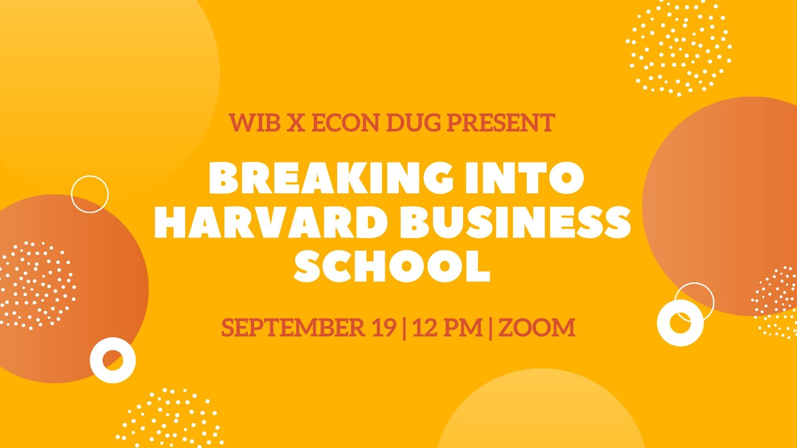 Breaking into Harvard Business School